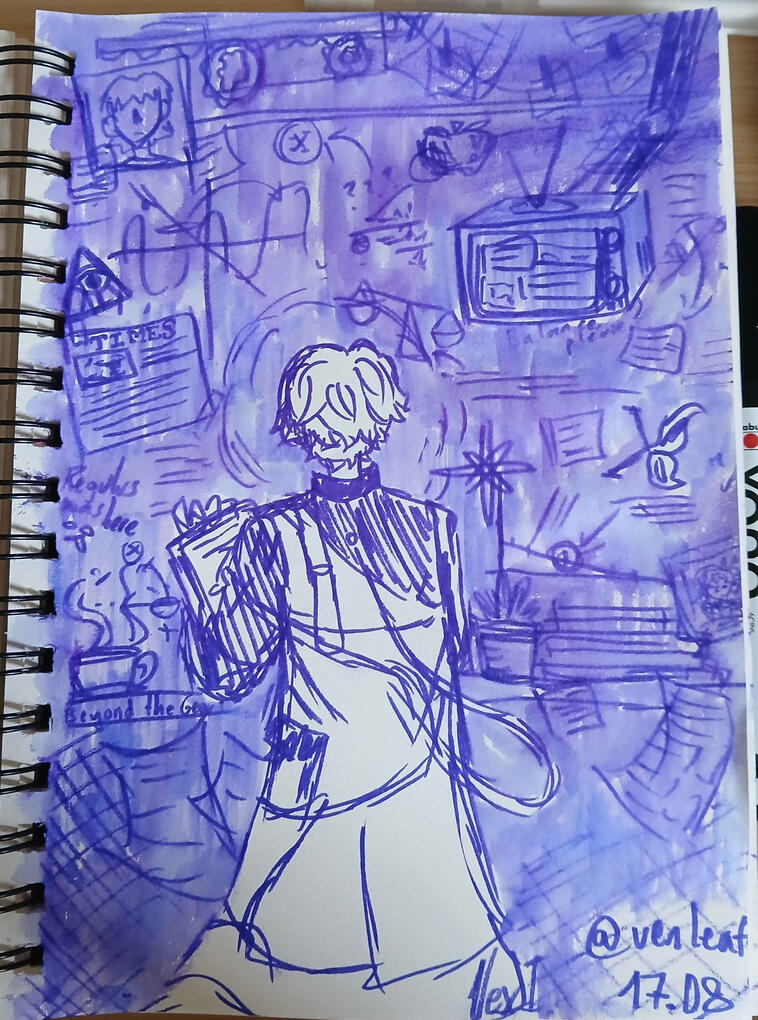 X - r1999 - marker doodle