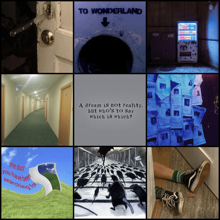 liminal melody - moodboard